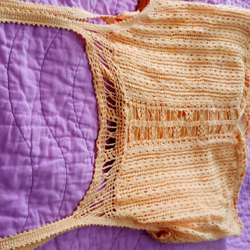 Crocheted twinset